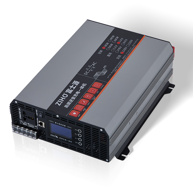 ความถี่สูง 1kw 2kw 3kw ทั้งหมดในเครื่องชาร์จอินเวอร์เตอร์หนึ่งตัว